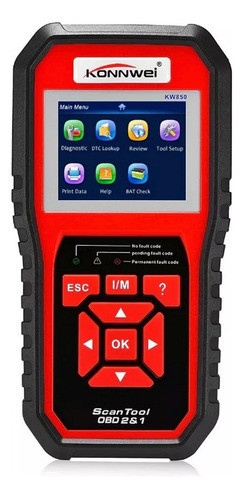 Konnwei Kw850 Escáner Obd2 Español Scanner 1