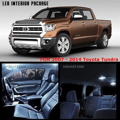 14pcs Cool Blanco Led Bombillas Interior Paquete Kit 2011 To 1