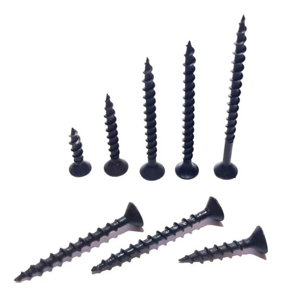 Tornillo Para Madera Autoperforante  8x1 Negro X 1000 Uni. 1 Tornillo Para Madera Autoperforante  8x1 Negro X 1000 Uni. 1