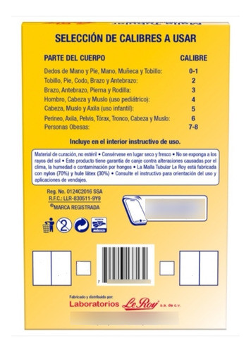 Malla Tubular Elastizada 20mts Numero 3 1