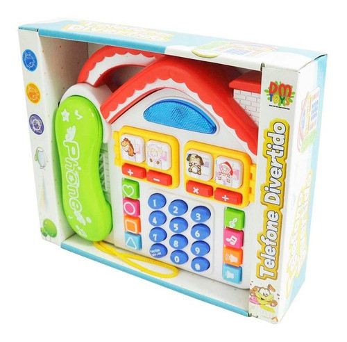 Brinquedo Educativo Telefone Divertido Com Luz E Som Dmt2961 1