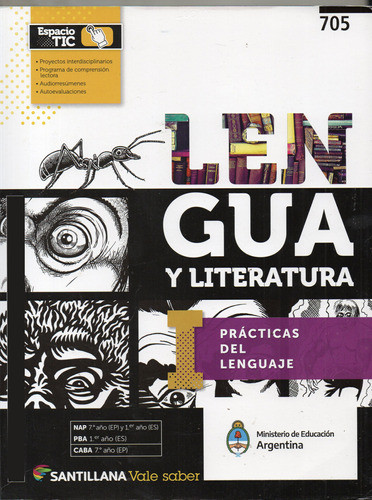 Lengua Y Literatura 1 - Vale Saber - Santillana Usado Impeca 0