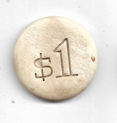 Ficha Cassino Hotel Copacabana Palace Original Década De 40 1