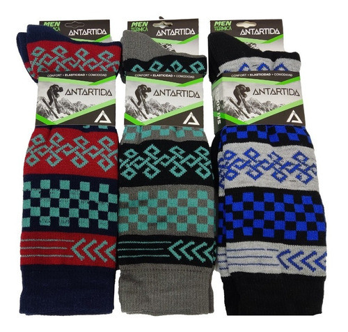 Media Termica Antartida Hombre X 2 Unidades Estampadas! 1