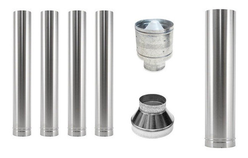 Kit  Techo Encamizado 4  Pulgadas Acero Inox 0