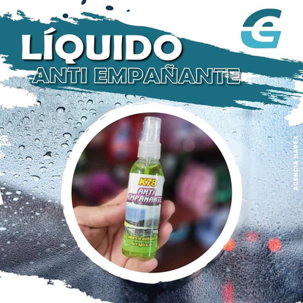 Anti Empañante Liquido Vidrios Parabrisas Espejos 75cc K78 1