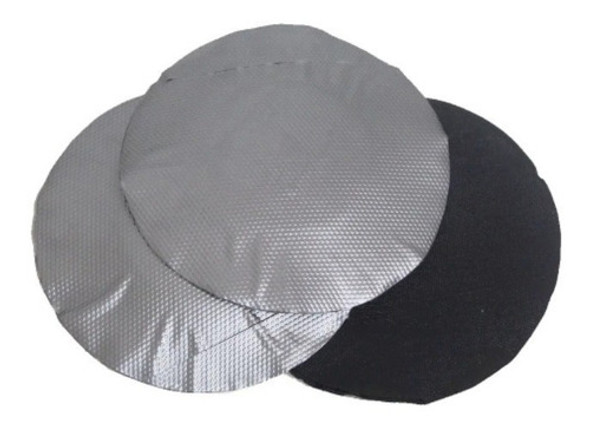 Kit 20 Pçs Remendo Manchão Redondo 70mm Para Pneus De Carros 0 Kit 20 Pçs Remendo Manchão Redondo 70mm Para Pneus De Carros 0