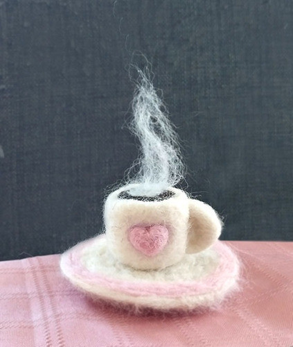 Figura Fieltro Agujado Hasta 3 Colores 7cm 1