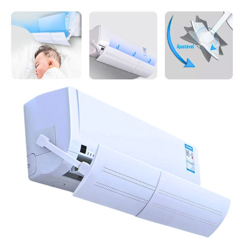Defletor Ajustável Para Ar Condicionado Split 60cm A 103cm 0