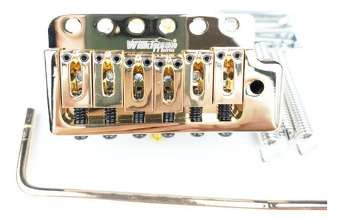 Ponte Wilkinson Stratocaster Dourada Wov09 Big Block 0