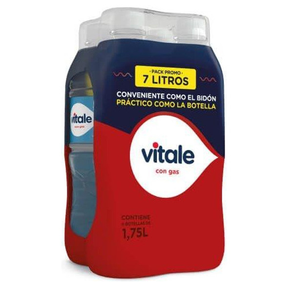 Funda Vitale Agua Con Gas 1.75lt X4 0