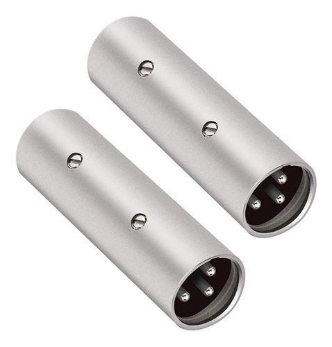 Adaptador Xlr Macho A Macho De Tisino, 3 Pines/2 Pack 0