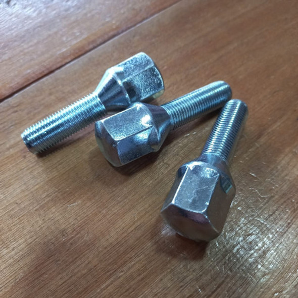 Kit 16 Bulones Rueda Zincados Fiat Siena Hasta 2000 Aleación 1