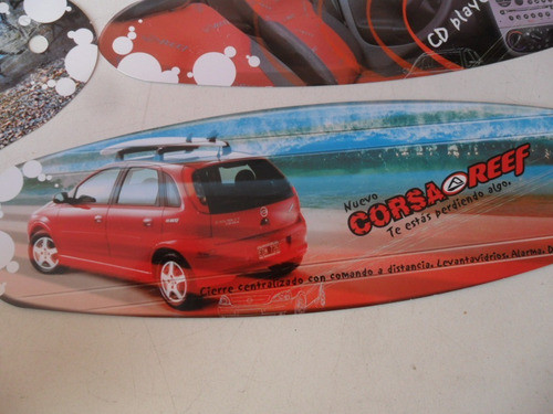 Folleto Catalogo Chevrolet Corsa Reeff Raro Surf Antiguo 0