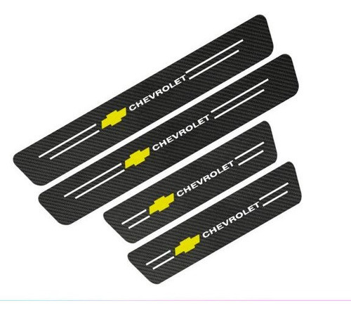 Protector De Zocalo Chevrolet 4 Piezas Símil Kevlar Adhe. 3m 0