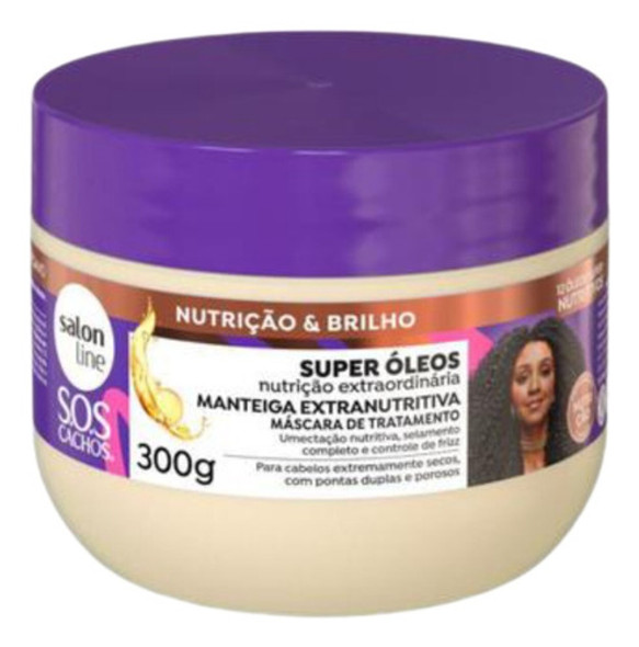 Salon Line Máscara De Tratamiento Super Óleos Nutrición 300g 0