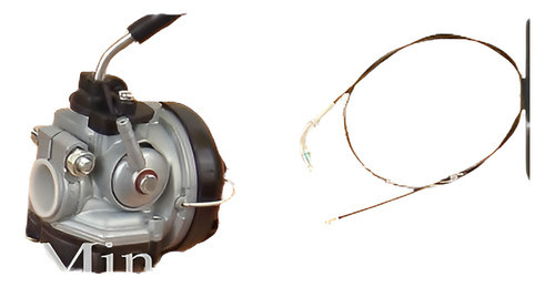 H/p Carburador Y Del Acelerador Cable 49cc 66cc 80cc 2 Tiemp 0
