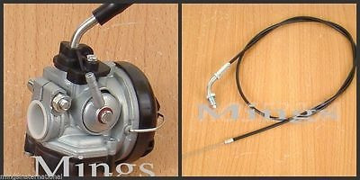 H/p Carburador Y Del Acelerador Cable 49cc 66cc 80cc 2 Tiemp 1