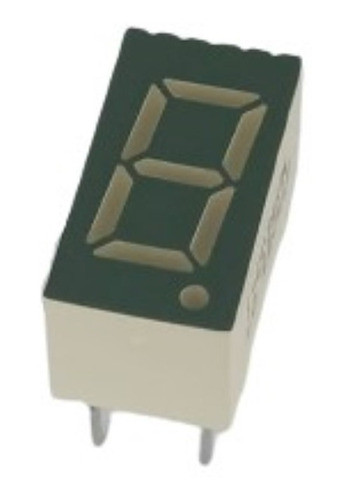 Kit 50 Peças Display De Led 1 Díg 7 Seg 0,36 Vermelho Catodo 0