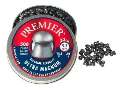 Balines Crosman Premier Ultra Magnum 5.5 Mm X 500 Unidades 1