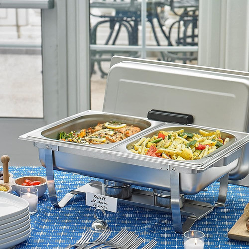 ~? Sterno Foldable Frame Stainless Steel Chafing Dish Buffet 1