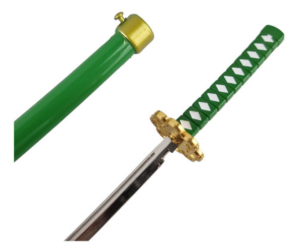 Mini Katana Verde One Piece Zoro Coleção Decorativa 0 Mini Katana Verde One Piece Zoro Coleção Decorativa 0