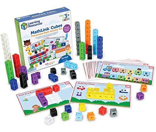 Learning Resources Mathlink Cubes Juego De Actividades De Ma 0