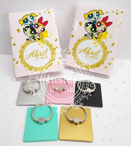 10 Anillo Ring Soporte Celular Souvenir Adolescente Fiesta 1
