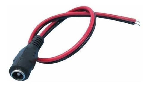 Pack 10 Unidades Cable Chicote Ficha Hembra 5.5 Dc Bipolar 0