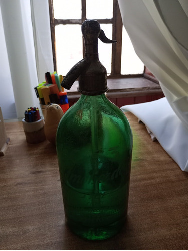 Sifón Antiguo Cabeza De Plomo Pico Coincidente 0