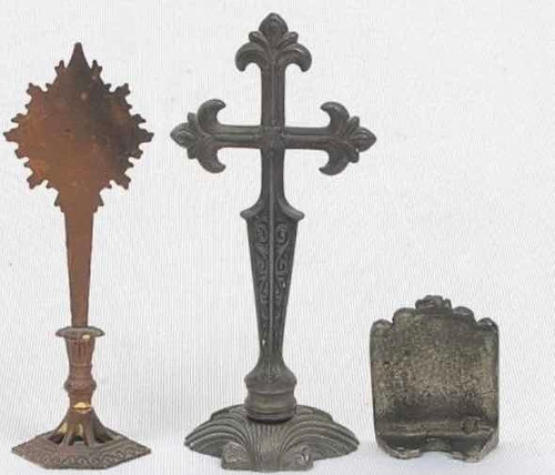 Utensílios Religiosos Crucifixo E Itens Sacro Em Metal 1
