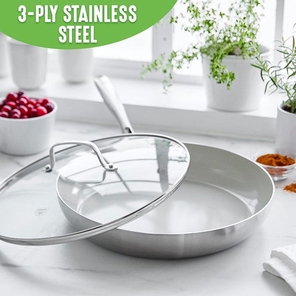 Greenlife Tri-ply Acero Inoxidable Saludable Antiadherente D 1 Greenlife Tri-ply Acero Inoxidable Saludable Antiadherente D 1