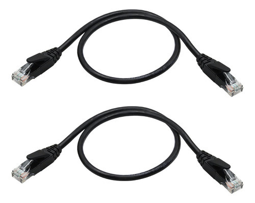 Cable Ethernet Cat 6 De 1.64 Pies (paquete De 2) Rj45 Macho 0