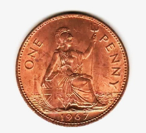 Fk Inglaterra 1 Penique 1967 B U Proof No Circulado. 0