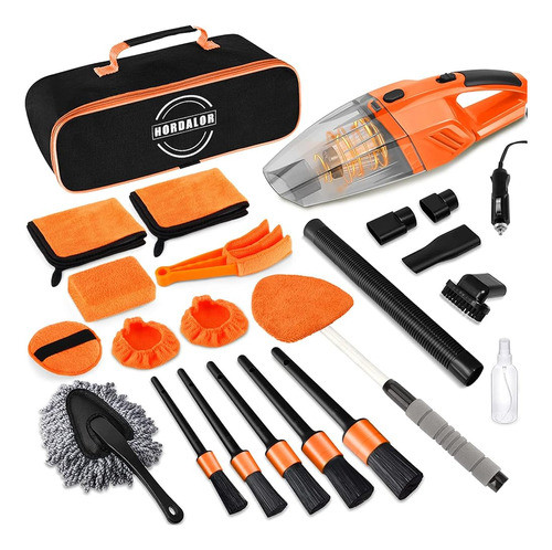 Hordalor 17pcs Kit De Limpieza De Coches, Kit De Detalles In 0