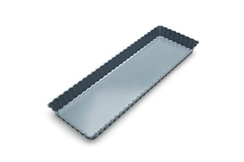 Fox Run 44512 Rectangular Loose Bottom Tart / Quiche Pan, No 0
