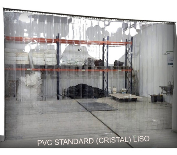 Cortina Pvc Incolor 2mm X 200mm Cristal Standard Extruflex 1