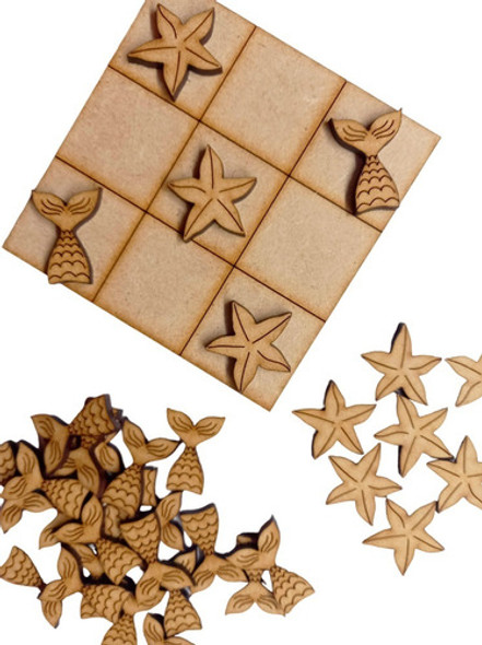 45 Tateti Cola De Sirena Estrella De Mar Souvenir Fibrofacil 1