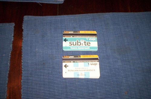 Serie 58.3 Tarjetas Subtepass Coleccionismo Vamos Argentina 1