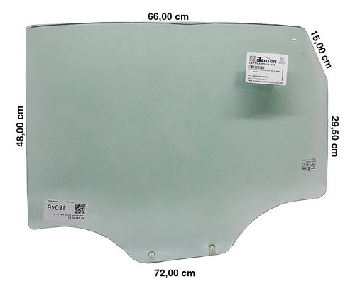 Vidro Porta Traseiro Esquerdo Chevrolet Captiva 2008 A 2016 1