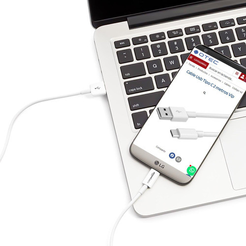 Cable Usb A Usb Tipo C De 2 Metros Fast Charge - Kubo 1