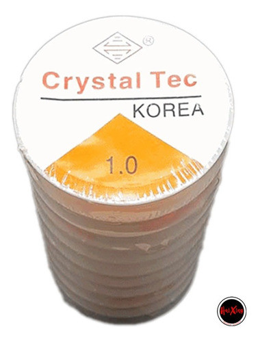 1 Bobina Tanza Elastica 1.0mm 4.5 Mts Transparente C:7016 1