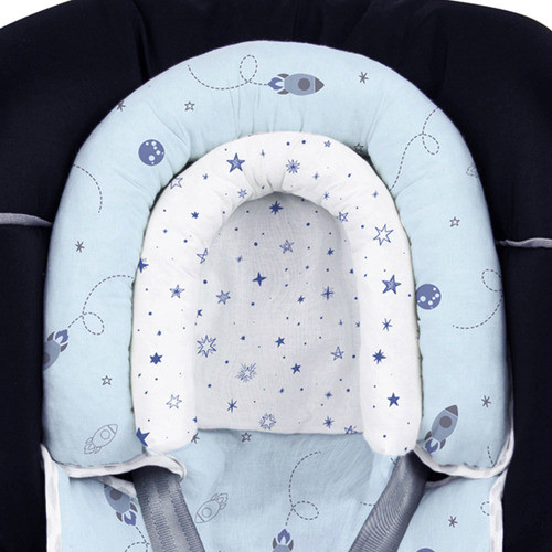 Capa Bebê Conforto Papi Com Apoio De Cabeça Espaço Azul 1