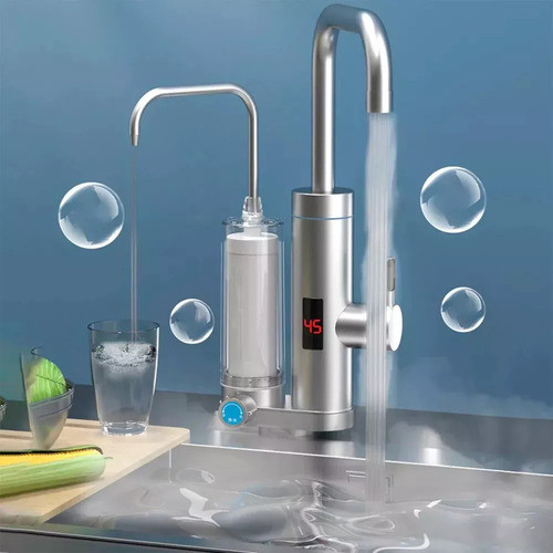 Calentador / Purificador Instantáneo Mesada Ac Inoxidable 1