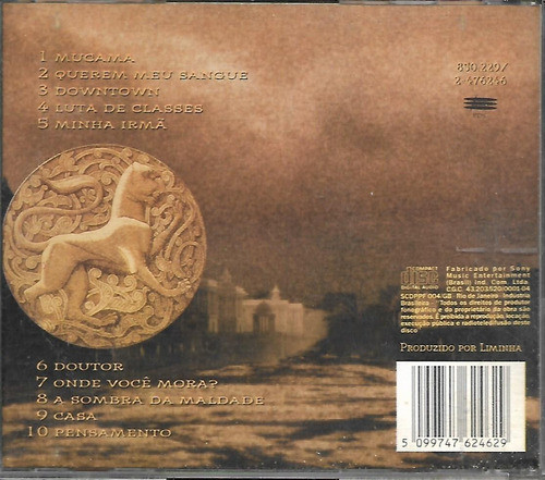 C295 - Cd - Cidade Negra - Sobre Todas As Coisas - Lacrado 1