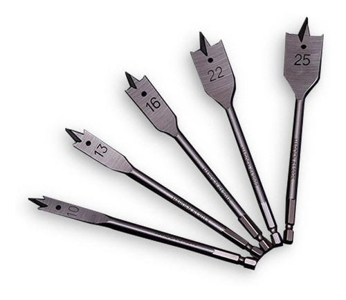 Set Kit Harden Juego 6 Mechas Brocas Paleta 10 A 25 Bguemes 1