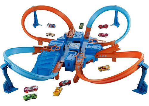 Set De Pista Entrecruzada Hotwheels Original! 0