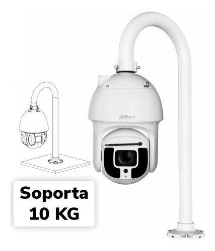 Soporte Para Domo En Terrazas 312x160x987 Mm Aluminio Dahua 1