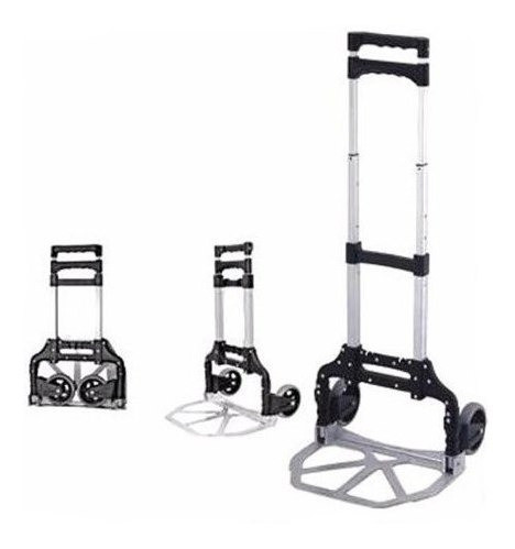 Carro Zorra De Aluminio Plegable 90kg Facil Transporte Cuota 0