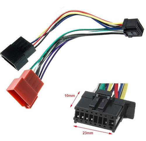 Ficha Adaptador P/ Estereo Pioneer A Iso 16 Pines 1
